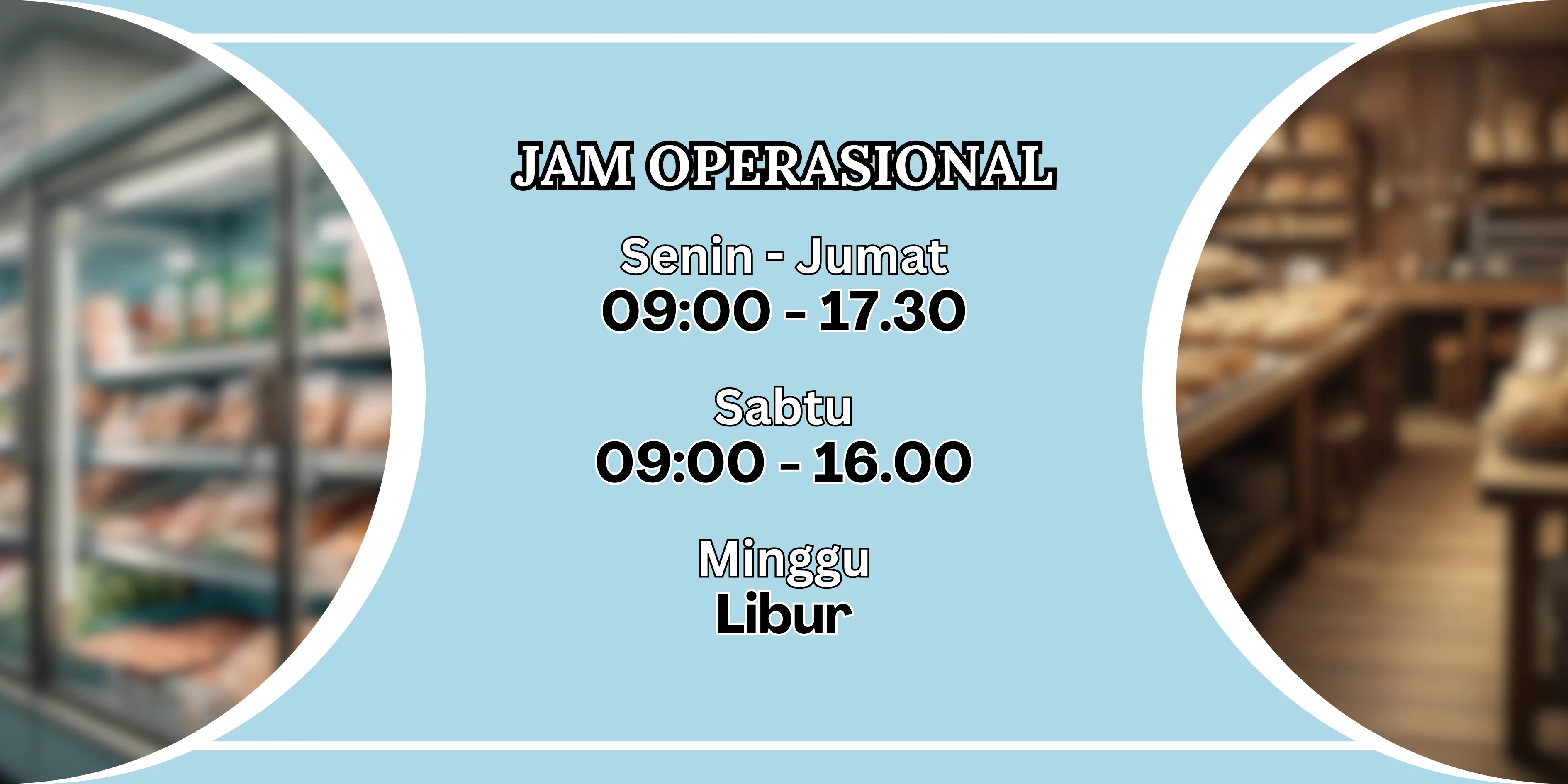 Jam Operasional Evalina Frozen Market